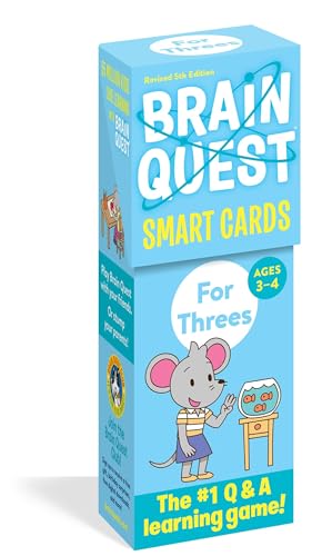 Brain Quest For Threes Smart Cards Revised 5th Edition: Ages 3-4 (Brain Quest Smart Cards) von Workman Publishing